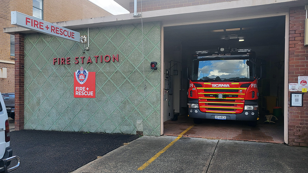 Defib at Avalon Fire Station